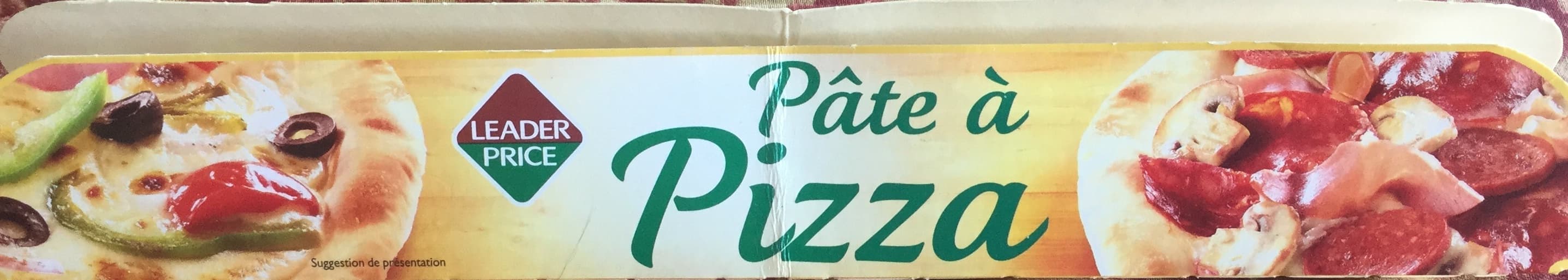 Leader Price Pâte à Pizza packshot