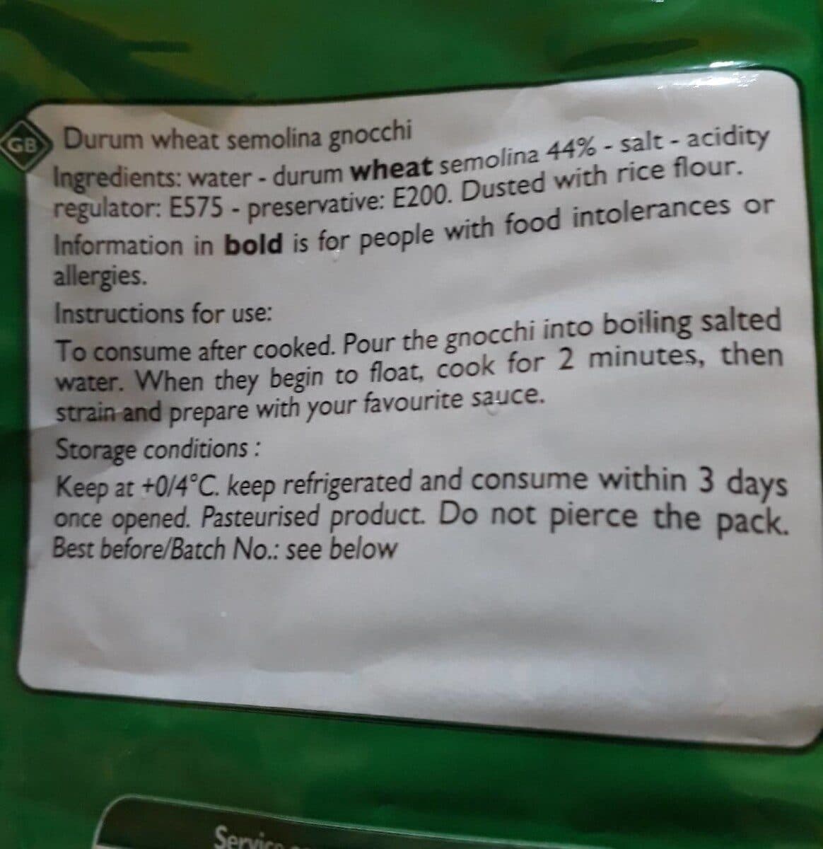 Leader Price Gnocchi packshot