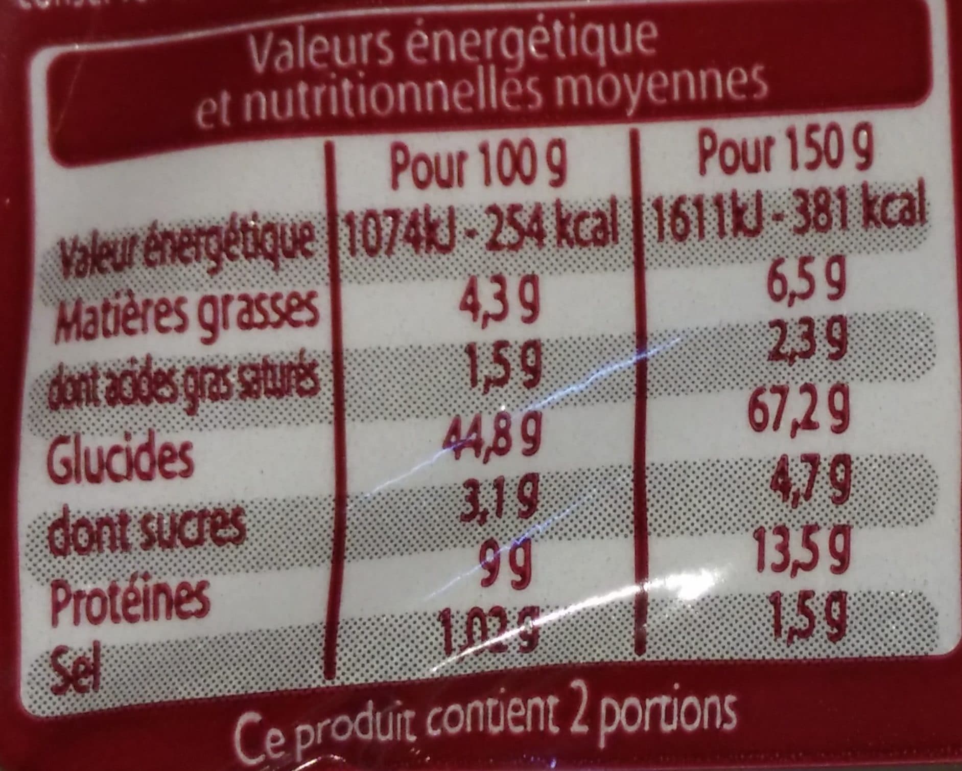 Leader Price Tortellini à la Bolognaise packshot