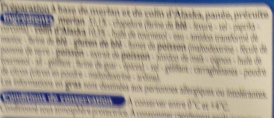 Leader Price Panés au merlan packshot