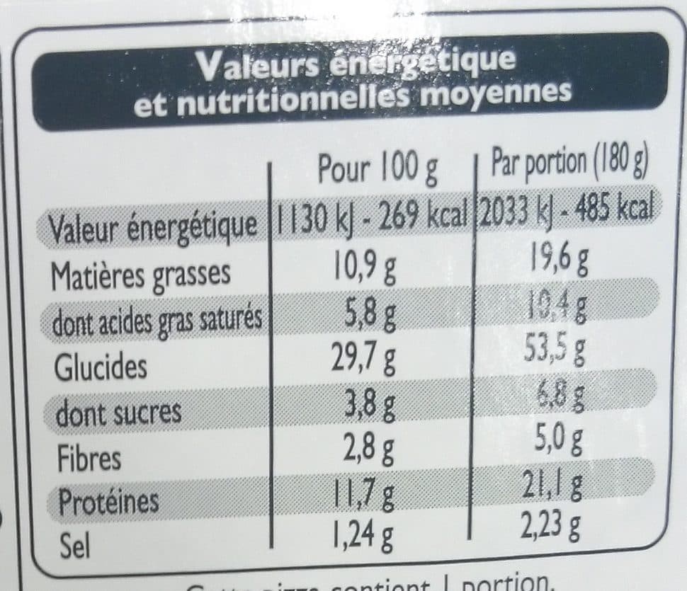 Leader Price Pizza 4 Fromages packshot