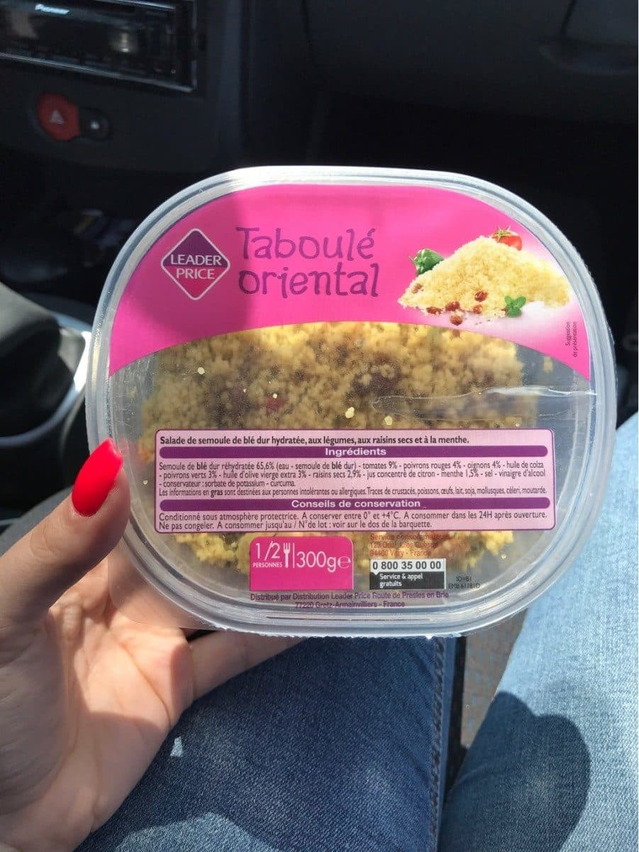 Leader Price Taboulé oriental packshot