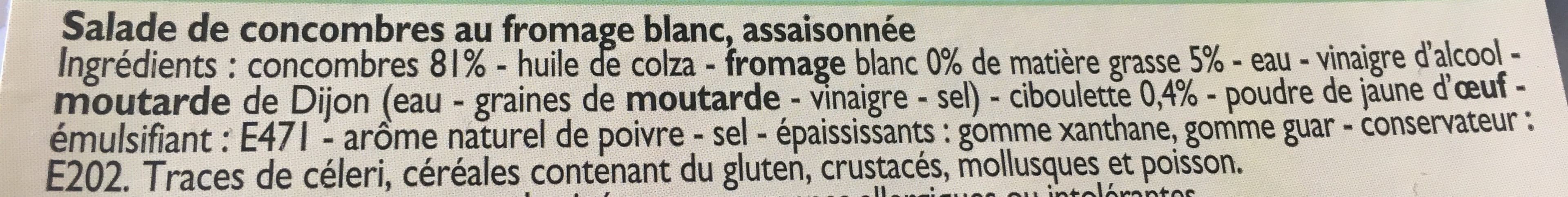 Leader Price Concombres au fromage blanc packshot