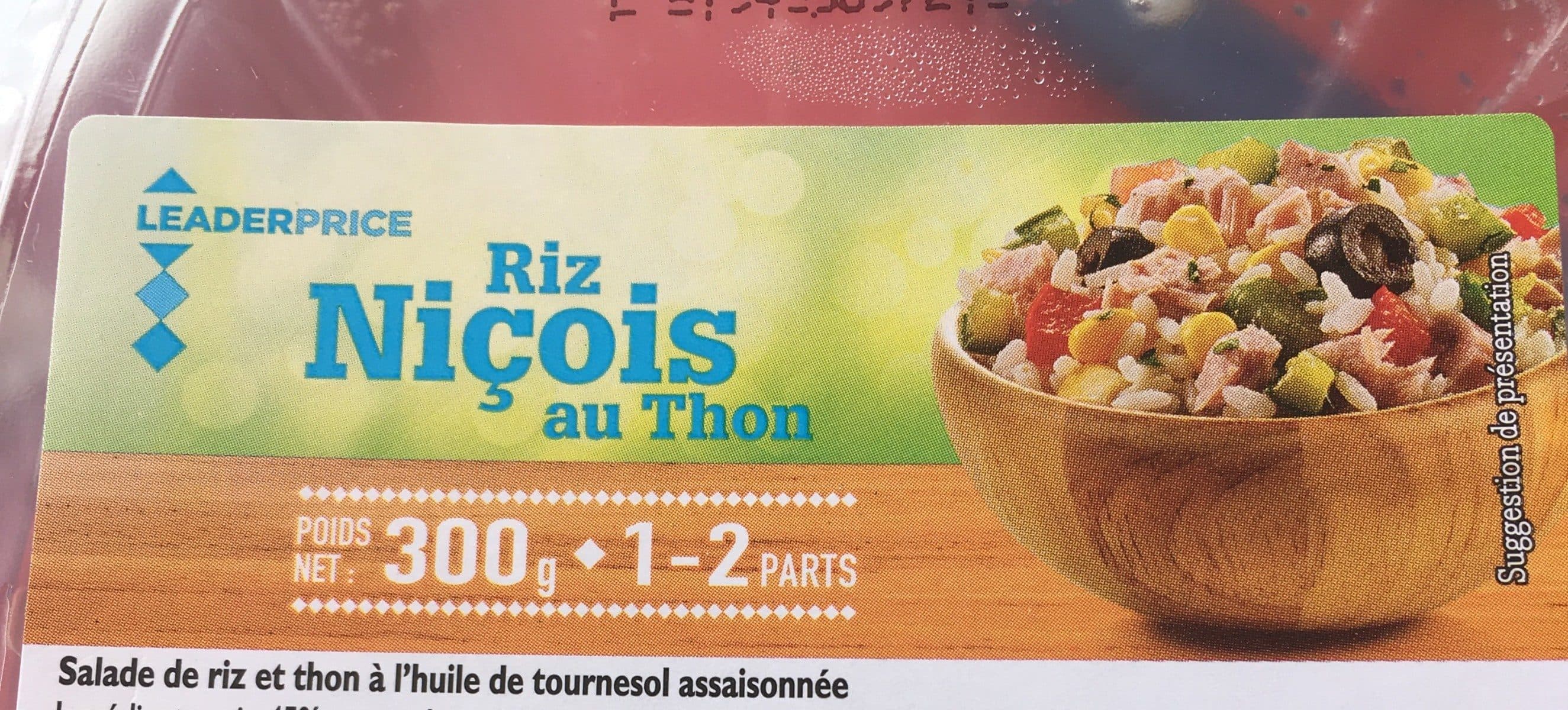 Leader Price Riz nicois au thon packshot