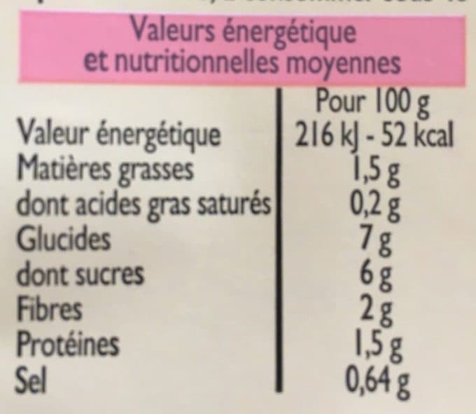 Leader Price Betteraves rouges à la moutarde packshot