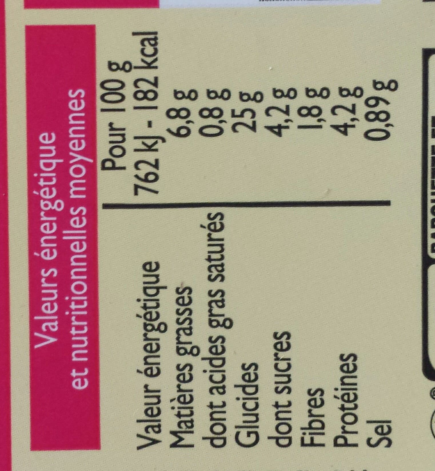 Leader Price Taboulé Oriental packshot