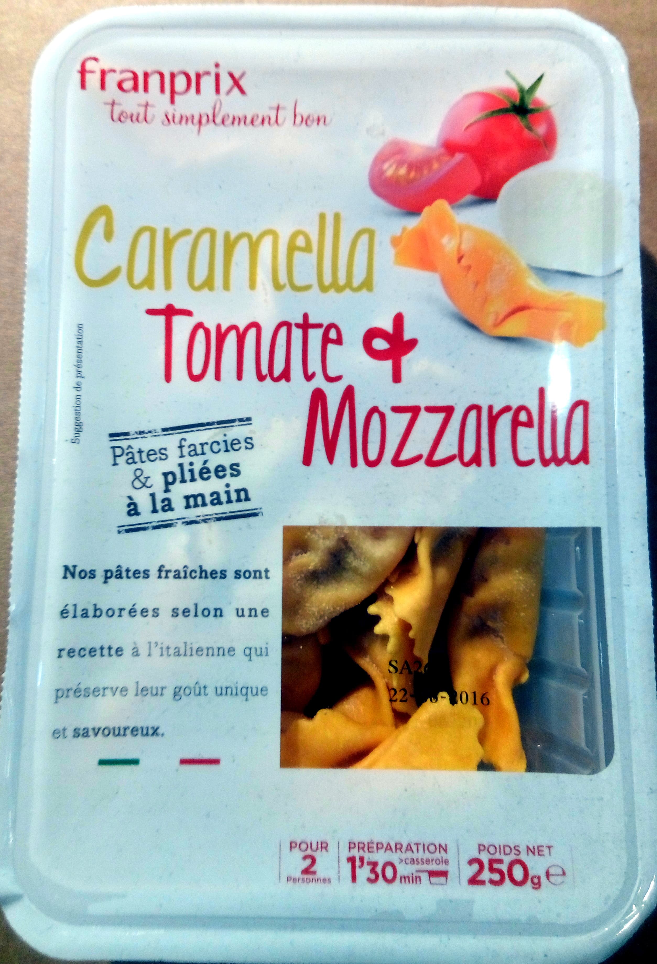 Franprix Caramella Tomate & Mozzarella packshot