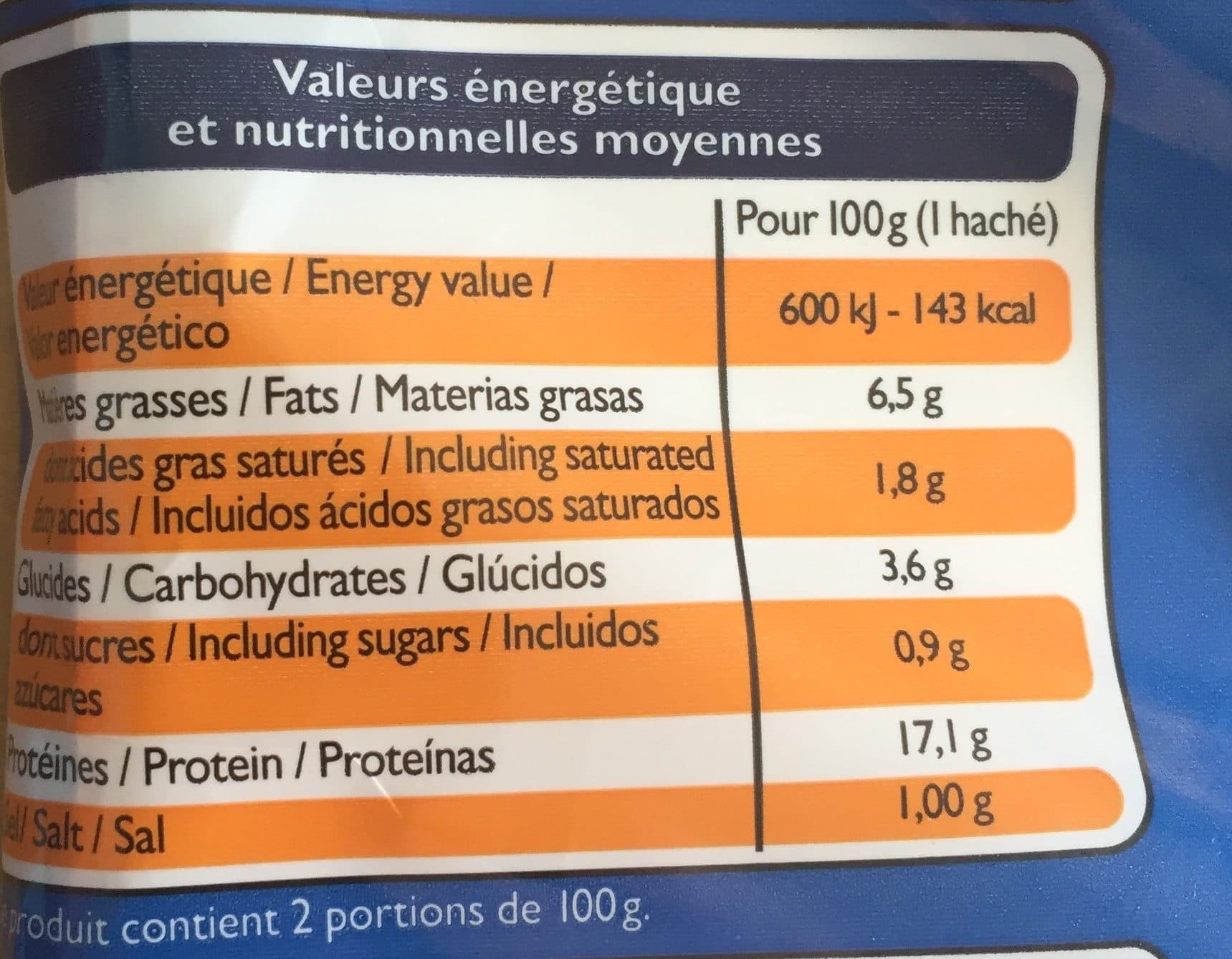 Leader Price Hachés au Colin d'Alaska et au persil packshot