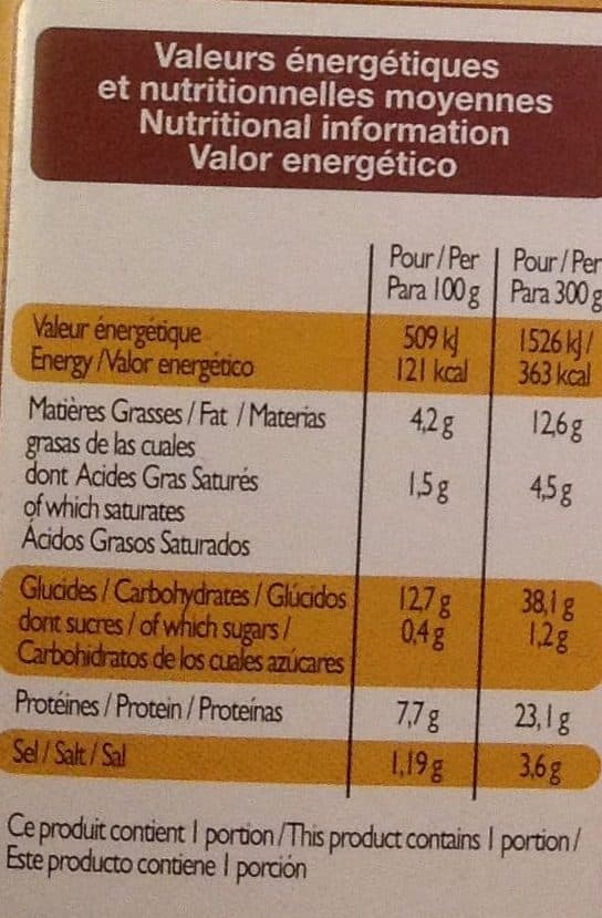 Leader Price Poulet et riz sauce moutarde packshot