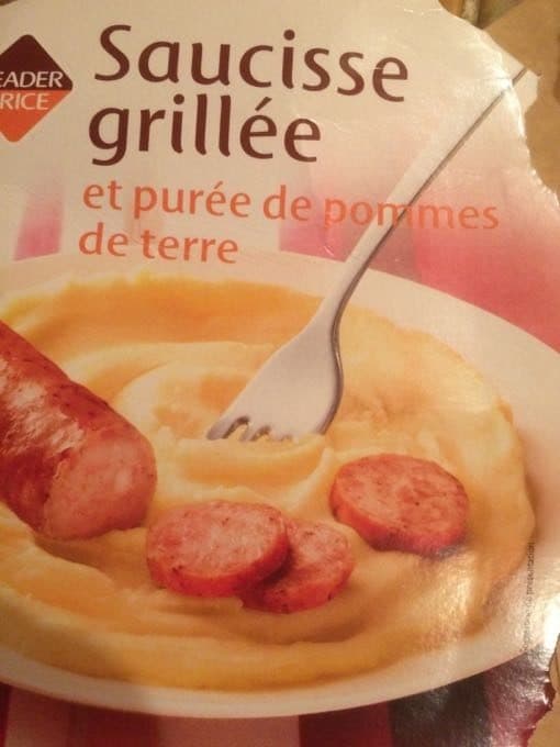Leader Price Saucisse puree packshot