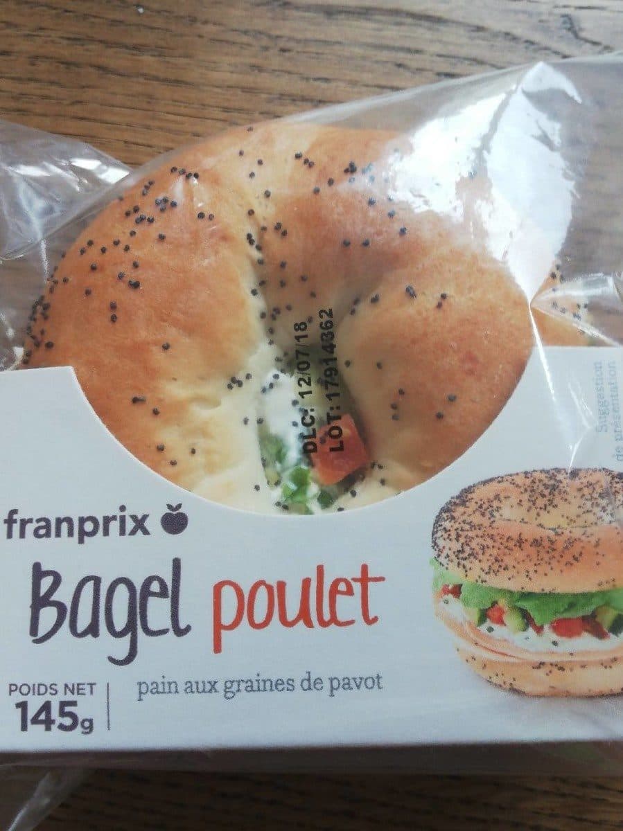 Franprix Bagel poulet packshot