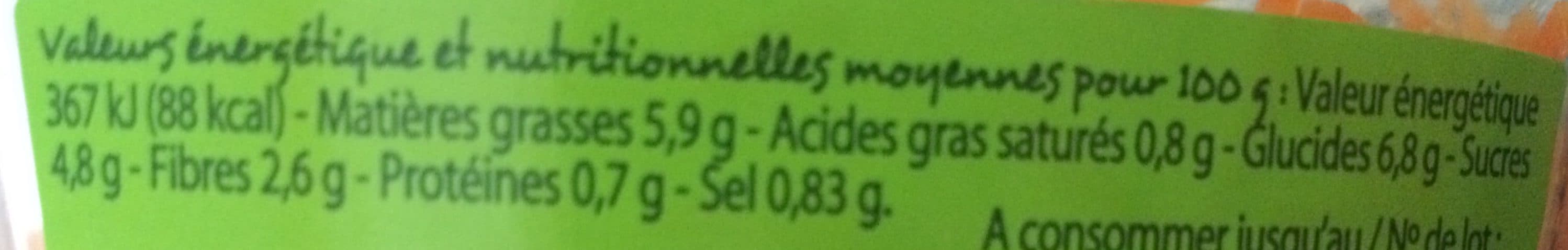 Leader Price Carottes Râpées Bio packshot
