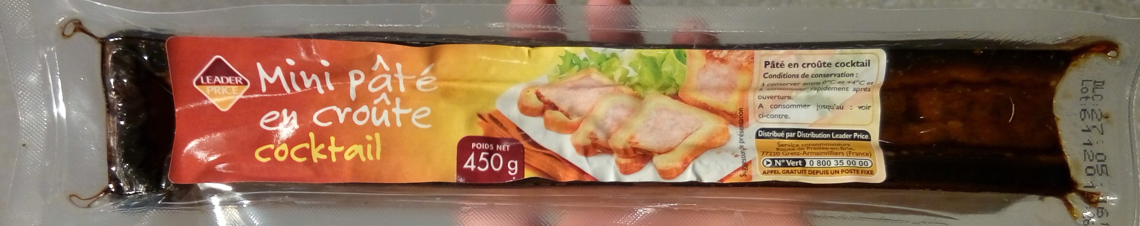 Leader Price Mini pâté en croûte cocktail packshot
