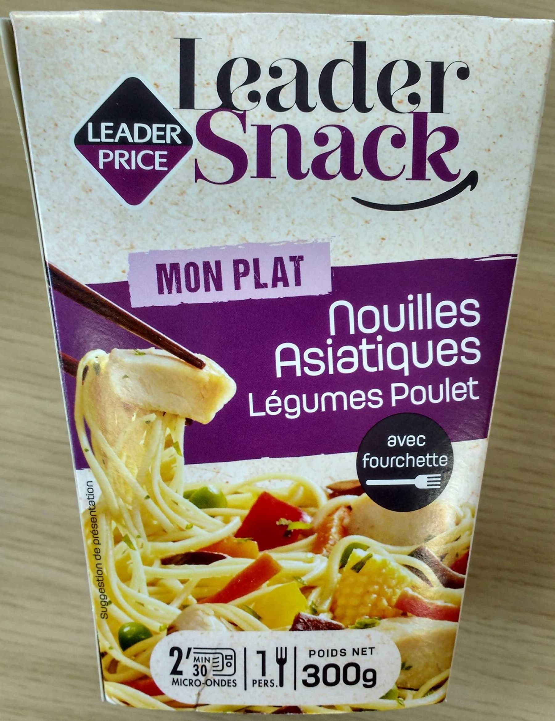 Leader Price Leader Snack Nouilles poulet Légumes Poulet packshot