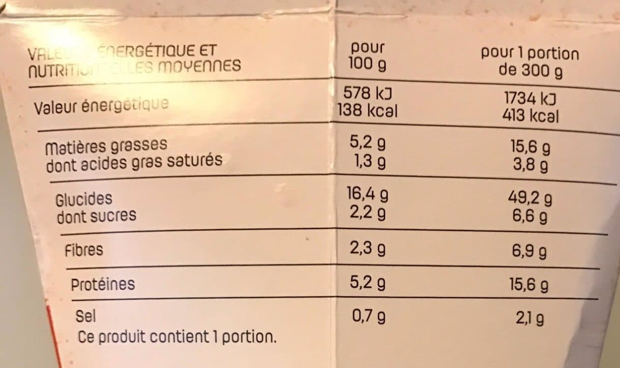 Leader Price Box fusilli bolognaise packshot