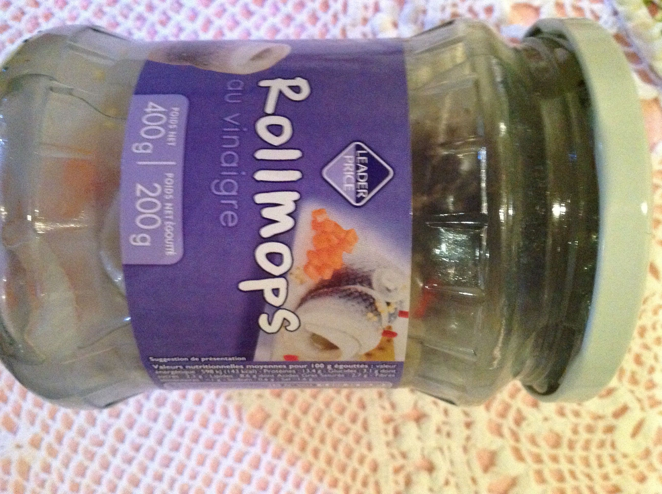 Leader Price Rollmops au vinaigre packshot