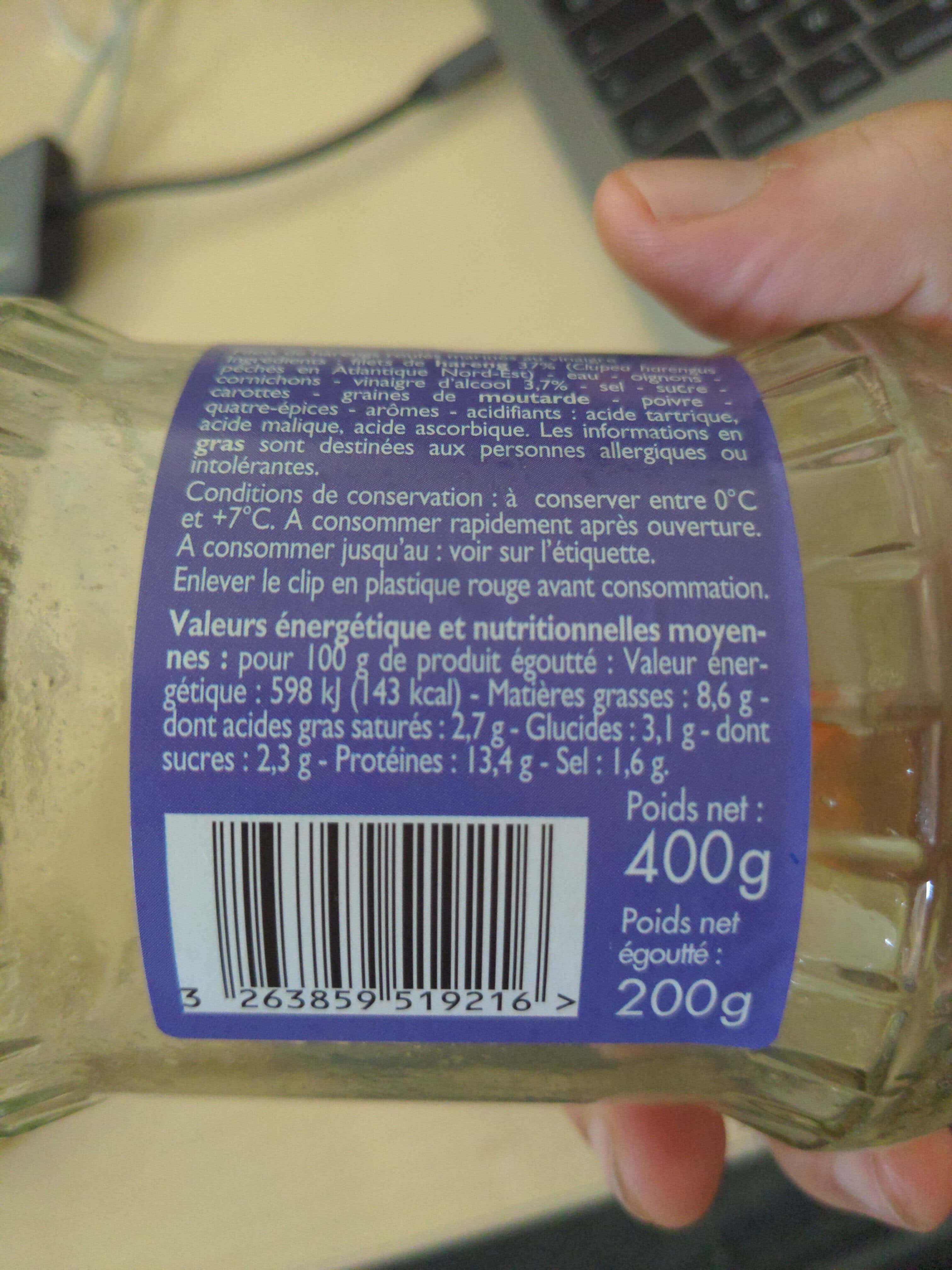 Leader Price Rollmops au vinaigre packshot