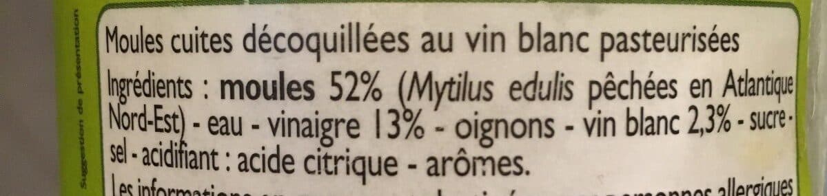 Leader Price Moules Cuites au Vin Blanc packshot