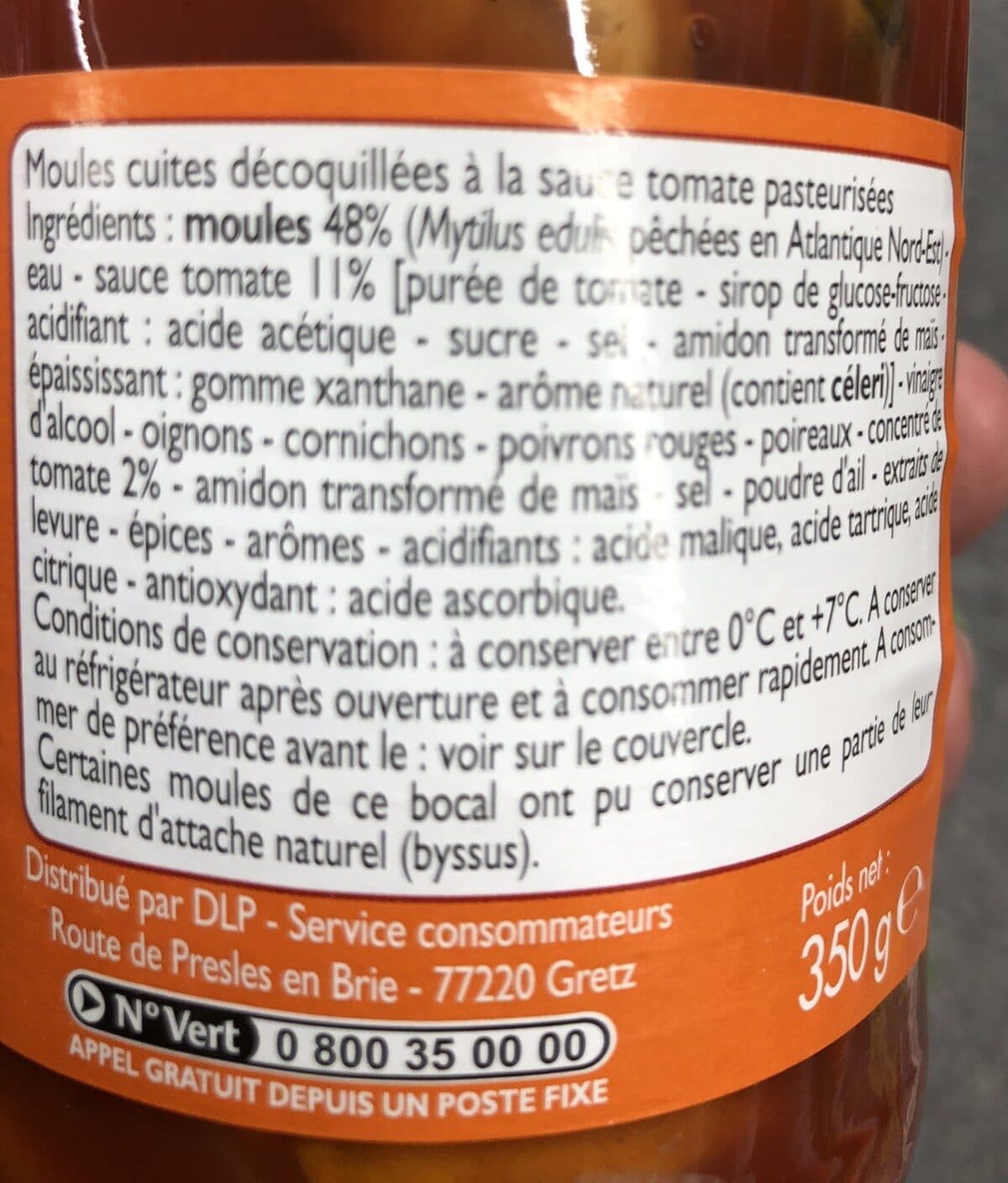 Leader Price Moules a la catale packshot