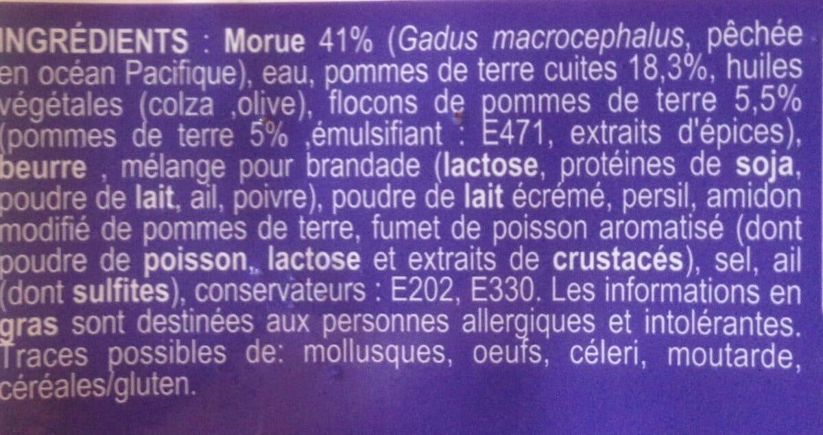 Delabli Brandade de morue packshot