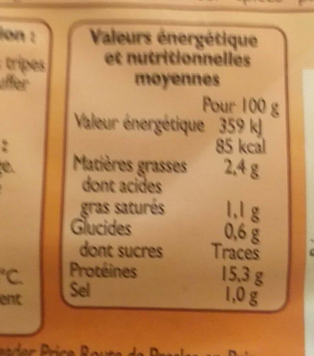 Leader Price Tripes à la mode de caen packshot