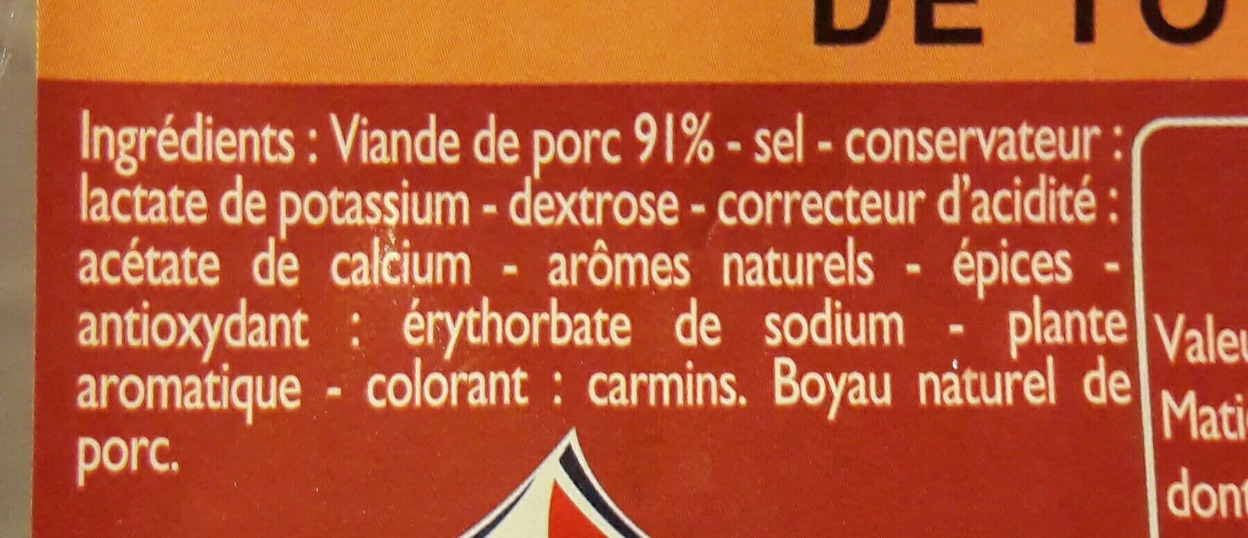 Leader Price Saucisses de Toulouse packshot