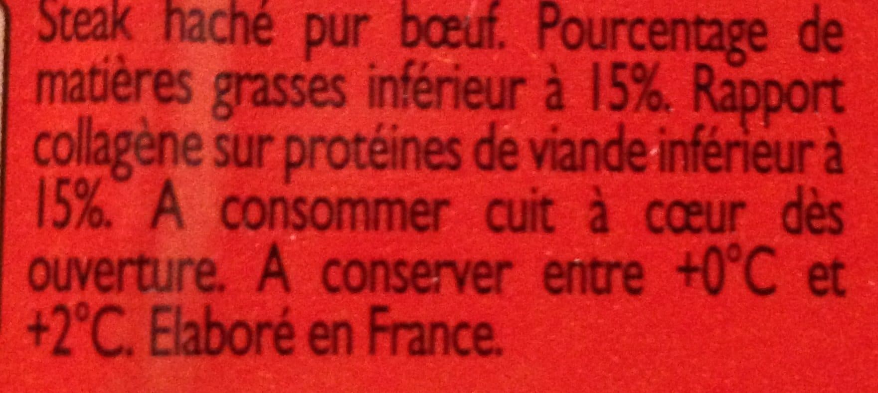 Leader Price Steak haché packshot