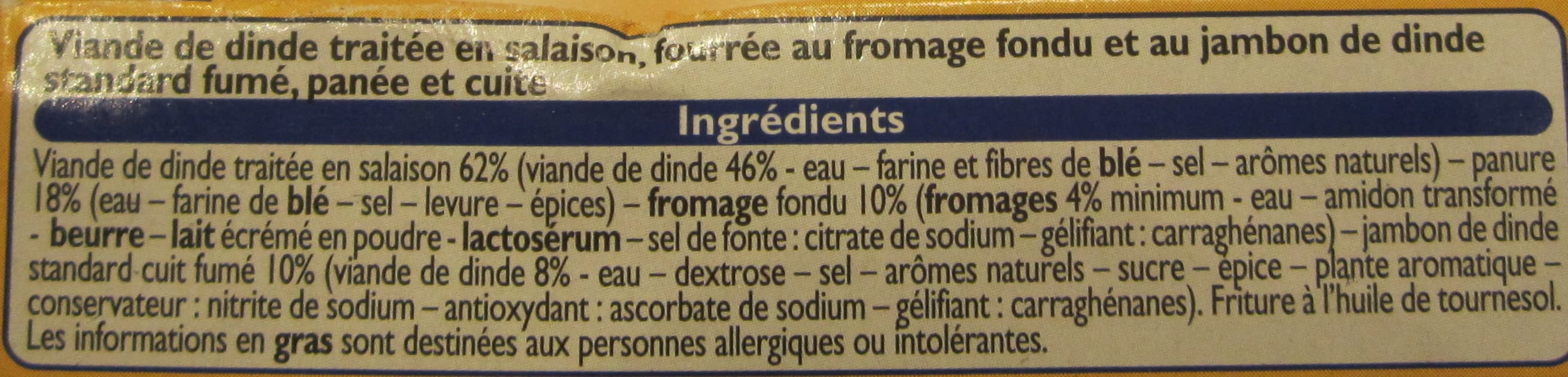 Leader Price Cordon Bleu de Dinde packshot