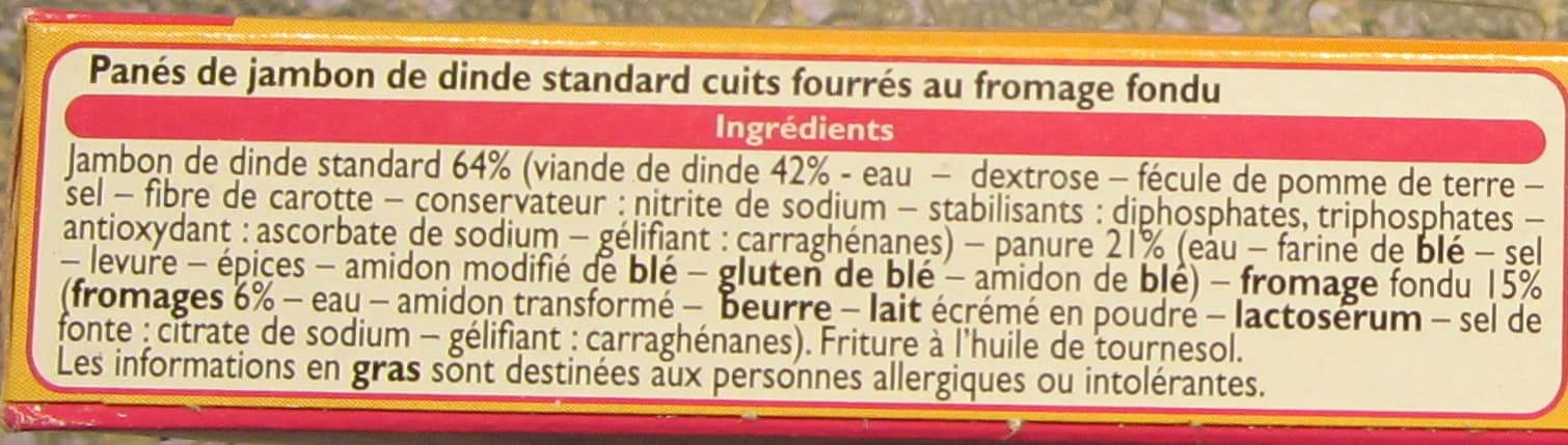 Leader Price Panés de Jambon de Dinde au Fromage packshot