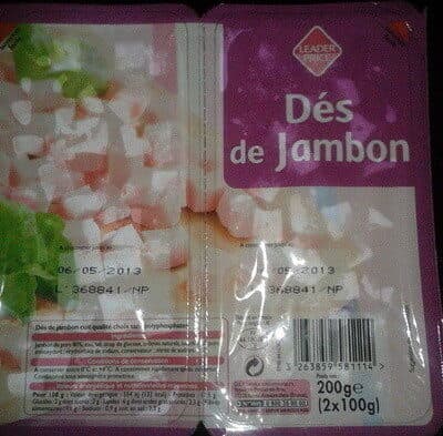 Leader Price Dés de Jambon packshot