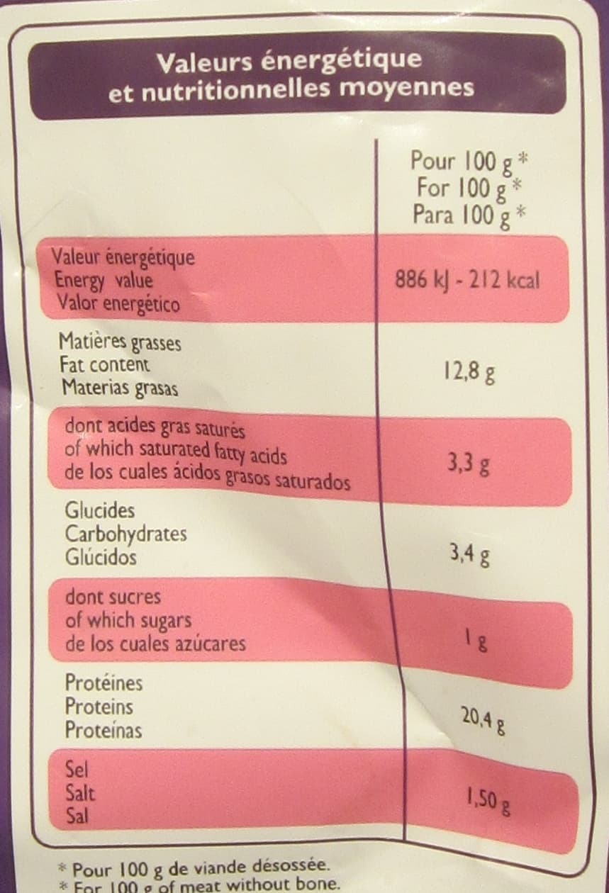 Leader Price Grignottes Manchons de Poulet Cuits à l'Indienne packshot
