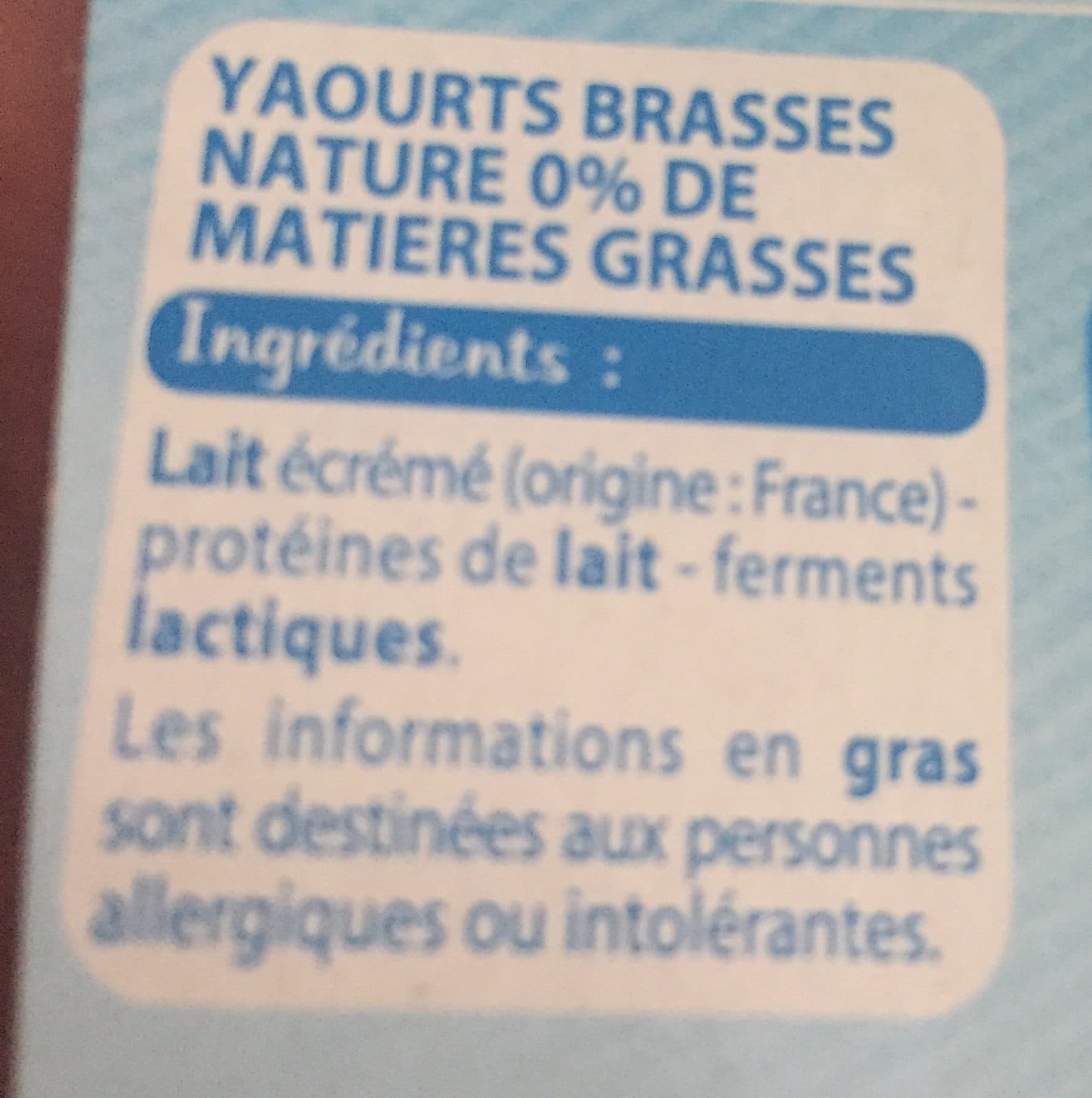 Leader Price Yaourt brassé nature packshot