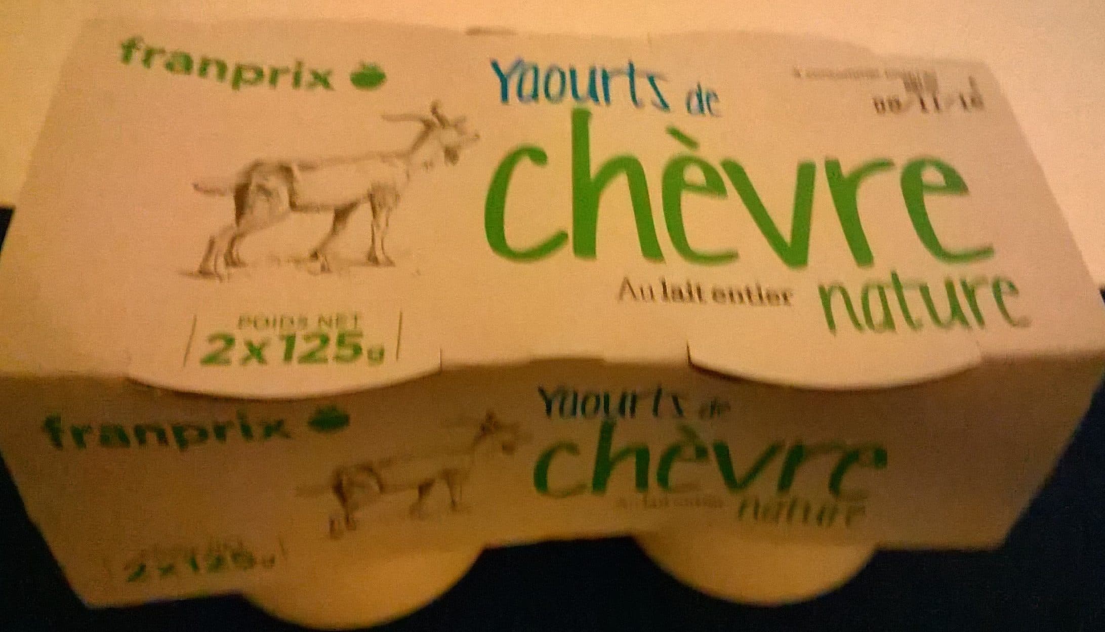 Franprix Yaourts de chèvre nature packshot