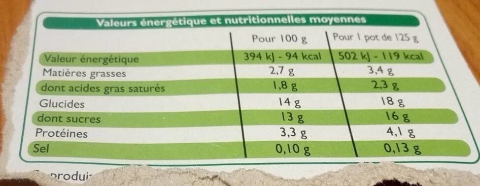 Leader Price Yaourts aux Fruits avec Morceaux de Fruits packshot