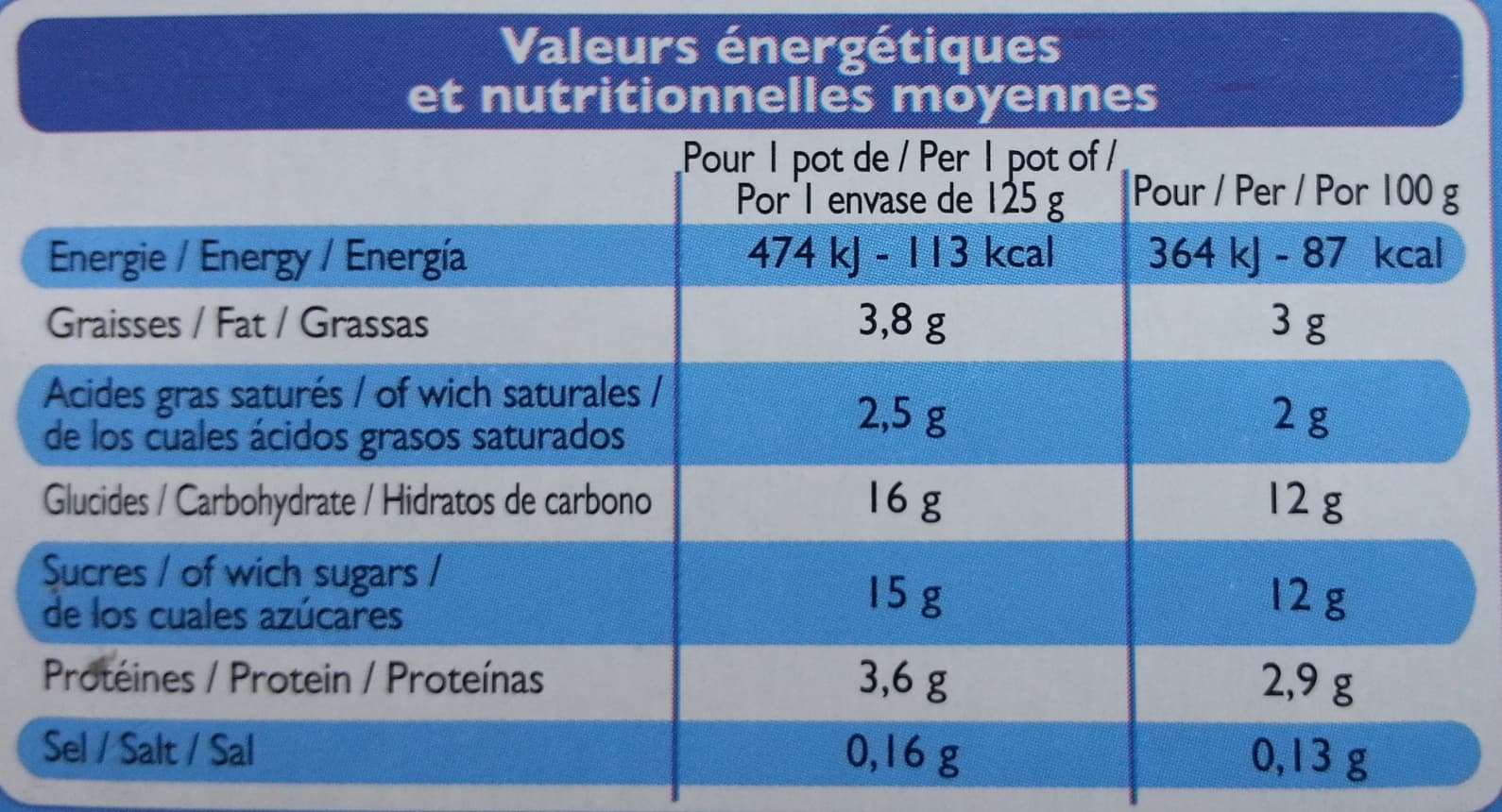 Leader Price Yaourts aux fruits Mixés - Sans Morceaux packshot