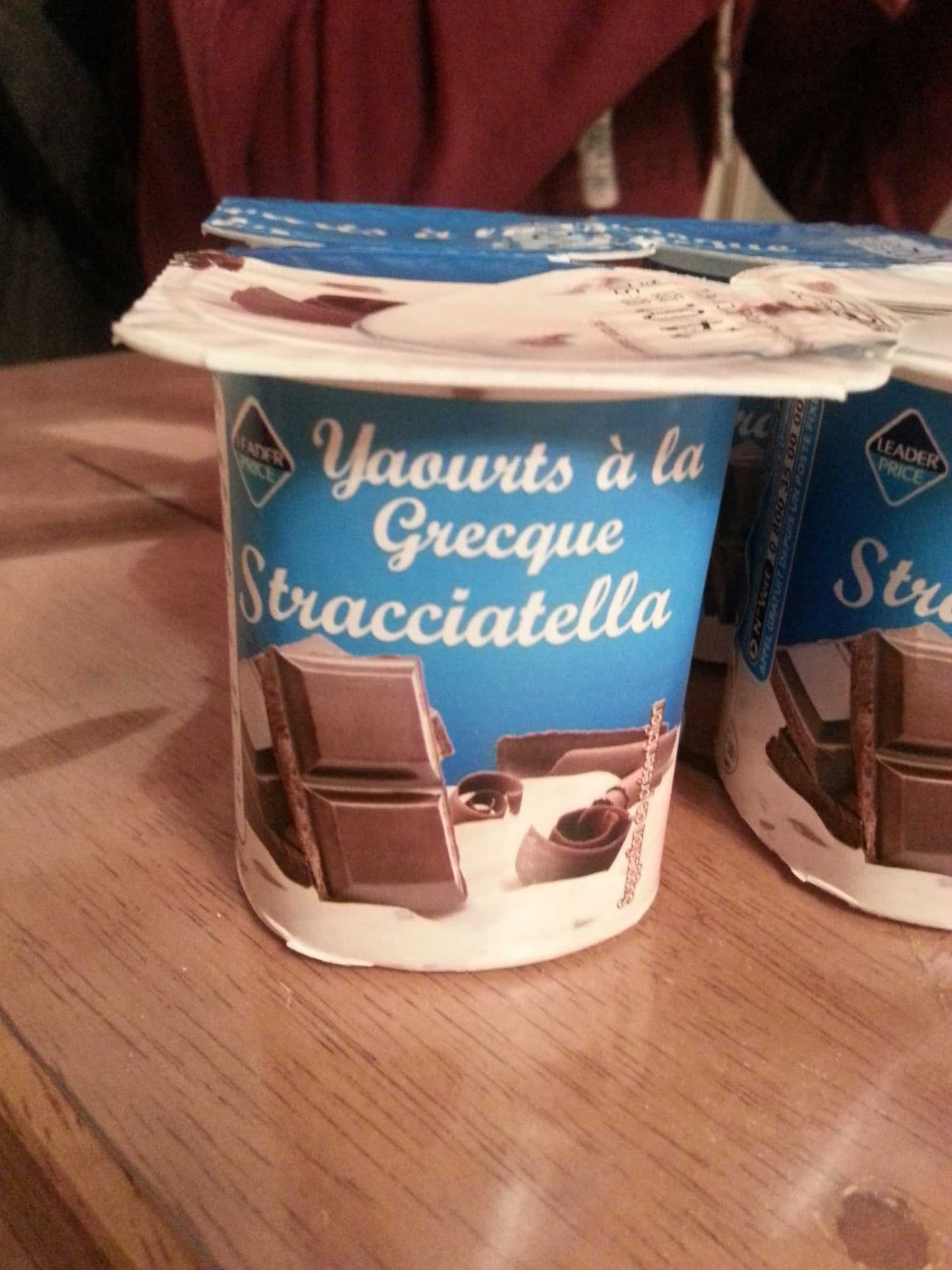 Leader Price yaourts à la grecque Stracciatella packshot