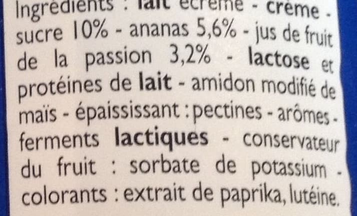 Leader Price Yaourts à la Grecque Ananas-Passion packshot