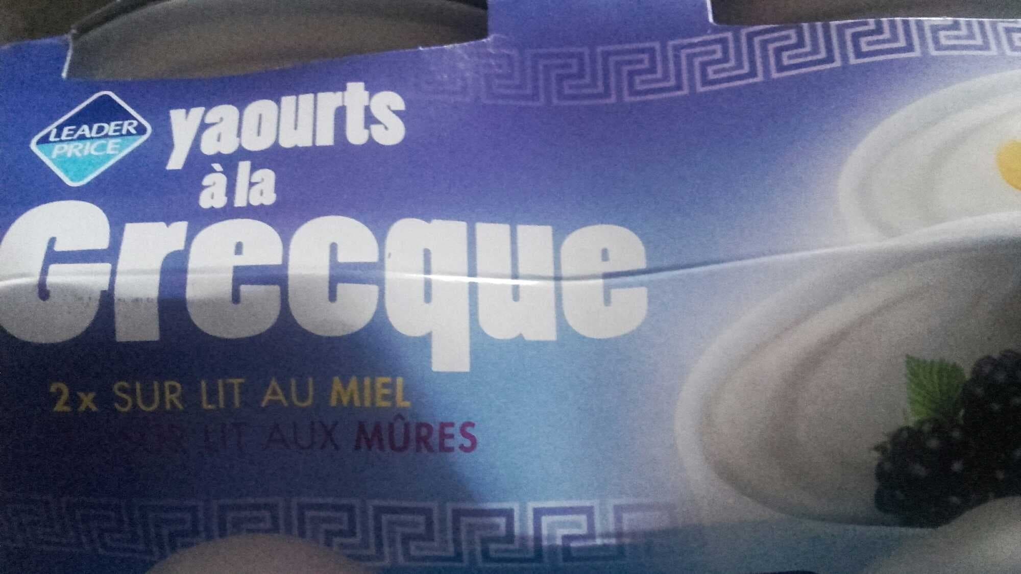 Leader Price Yaourts à la grecque packshot