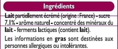 Leader Price Yaourt à boire framboise packshot