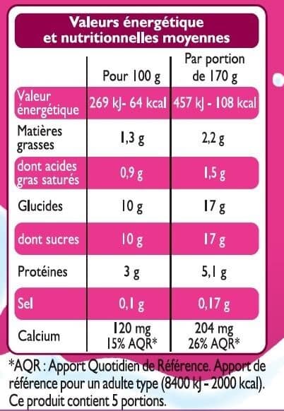 Leader Price Yaourt à boire framboise packshot