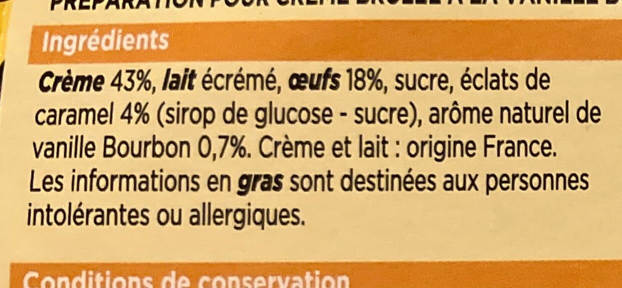 Franprix Crème brûlée packshot