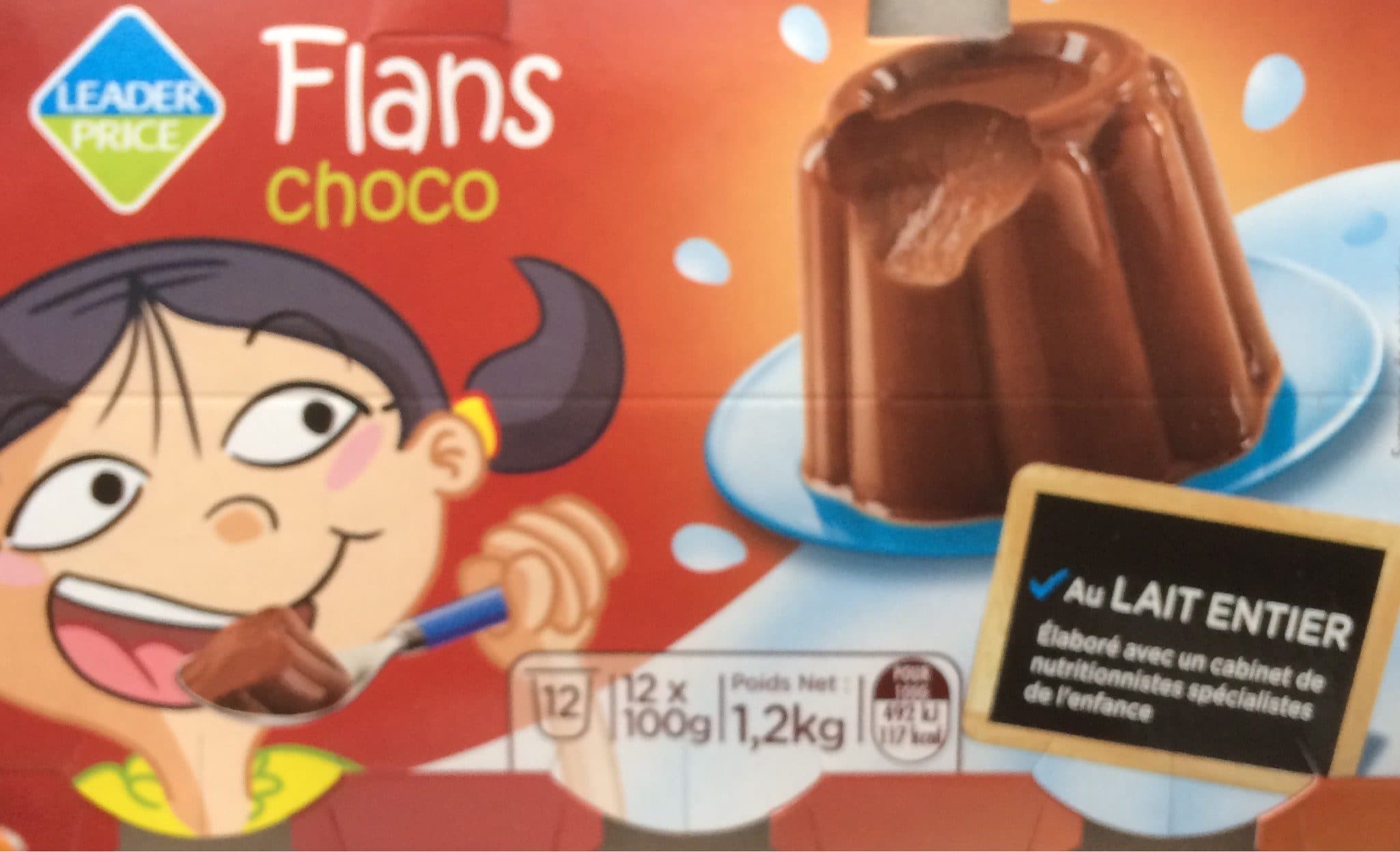Leader Price Flan Choco packshot