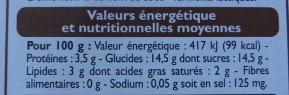 Leader Price Yaourts au lait entier saveur Coco Leader Price packshot