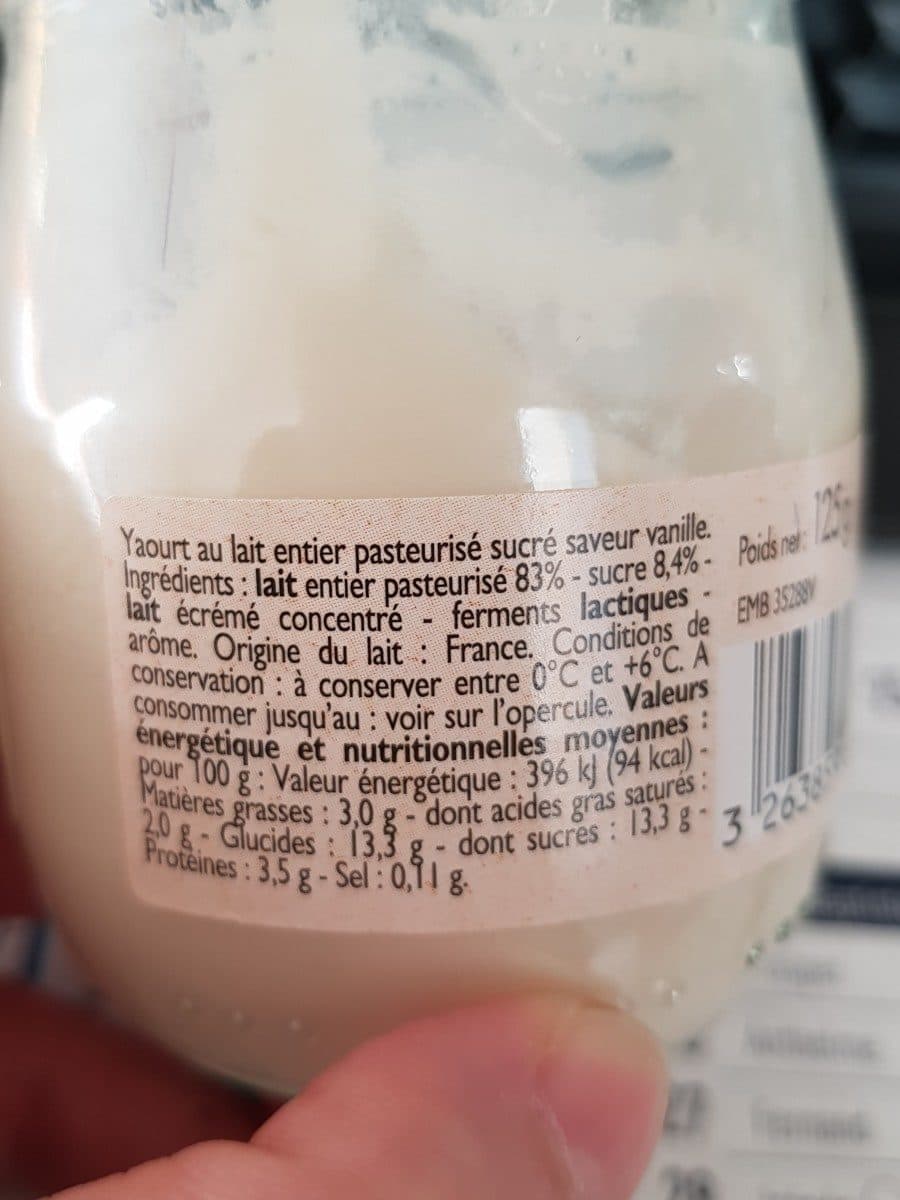 Leader Price Mon desser Saveur Vanille packshot
