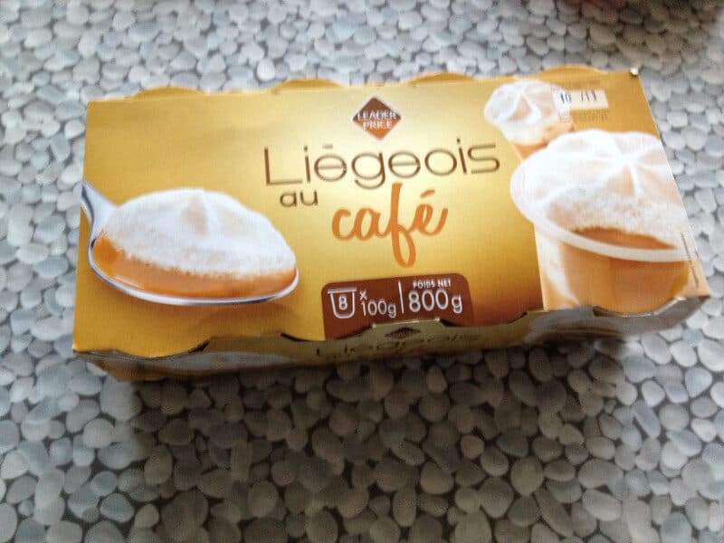 Leader Price L.P Liegeois Cafe packshot