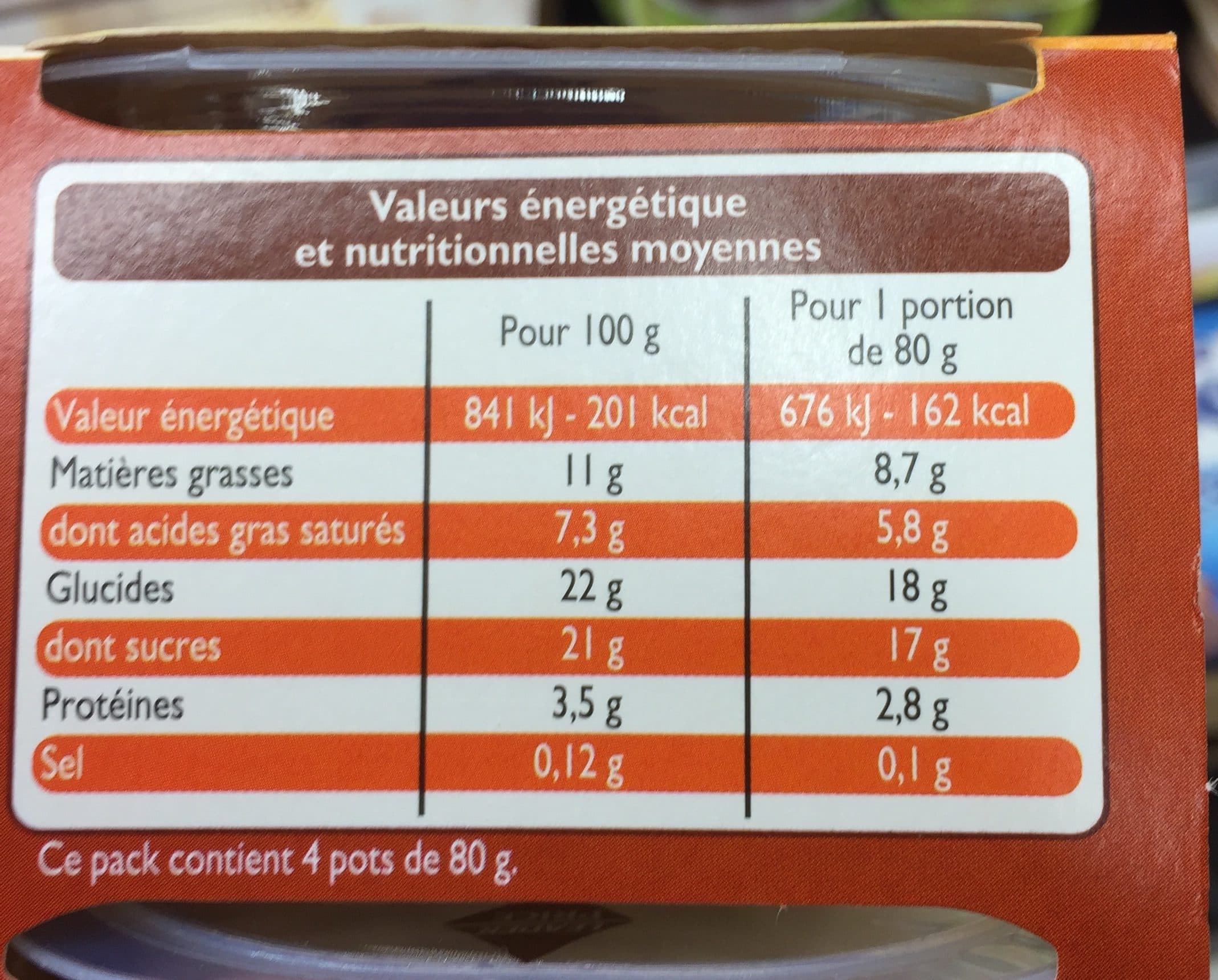 Leader Price Mousse Liégeoise Crème de Marron packshot