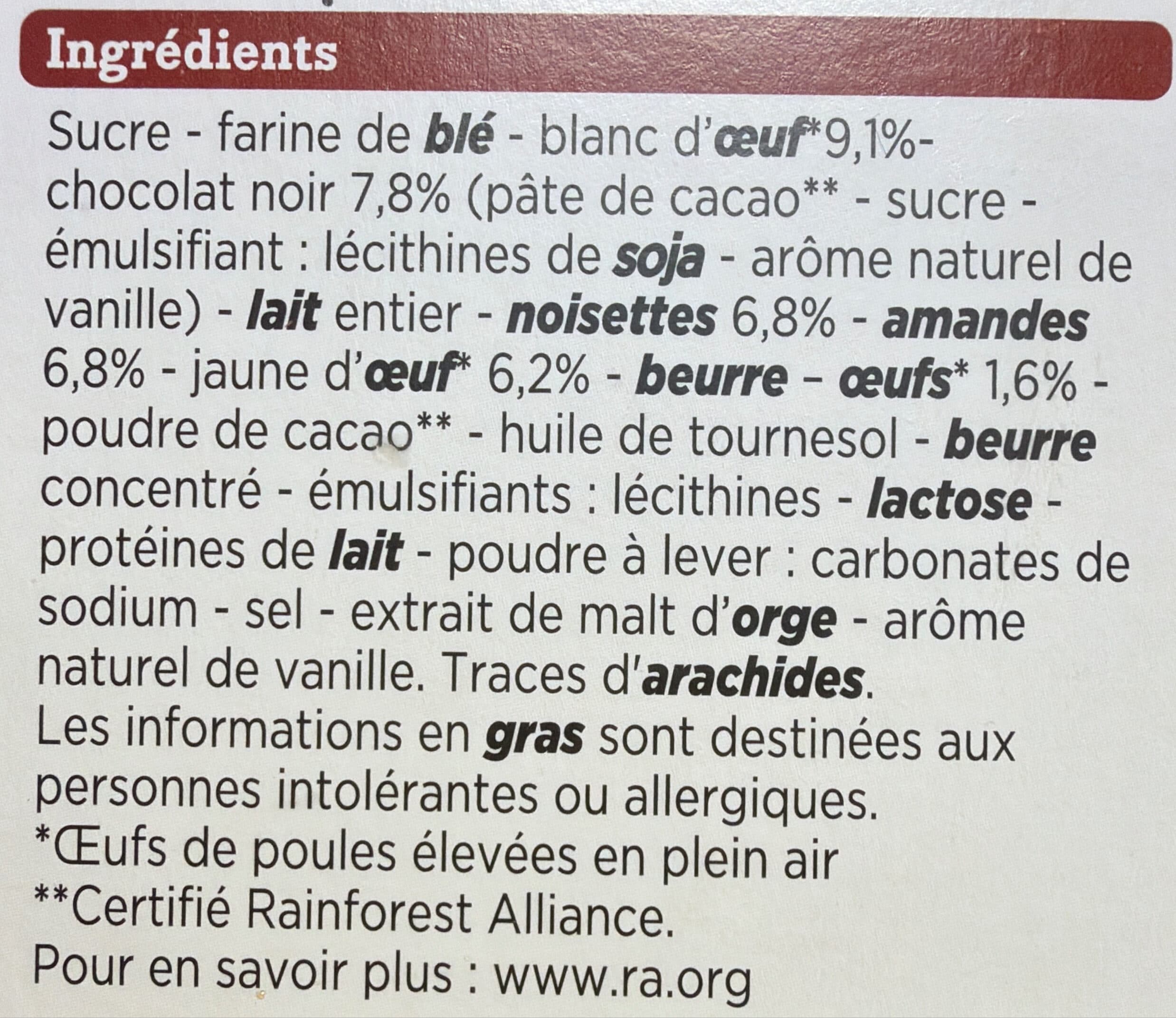 Franprix Croustillants cœur de mousse au chocolat packshot