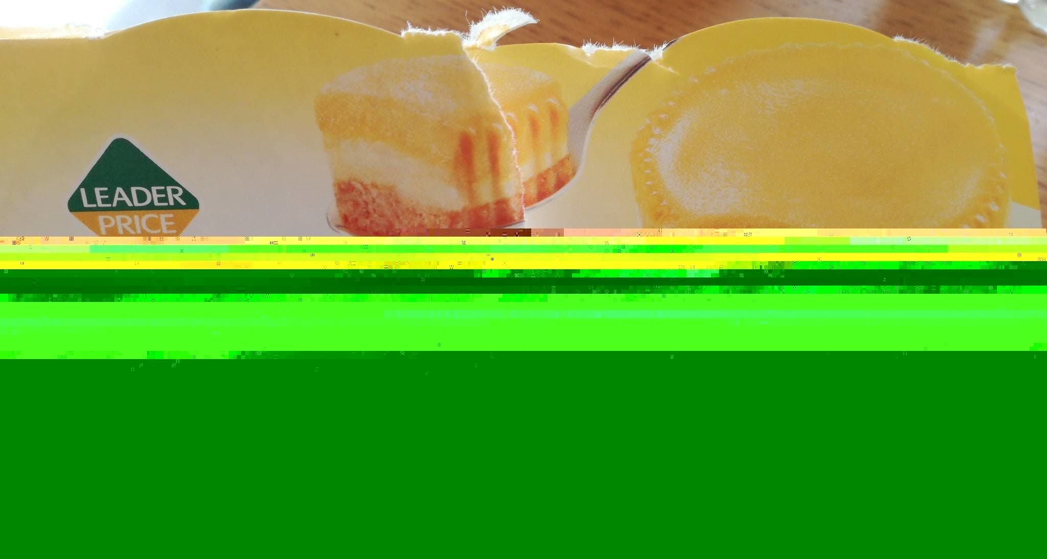 Leader Price Tartelette au citron de Sicile packshot