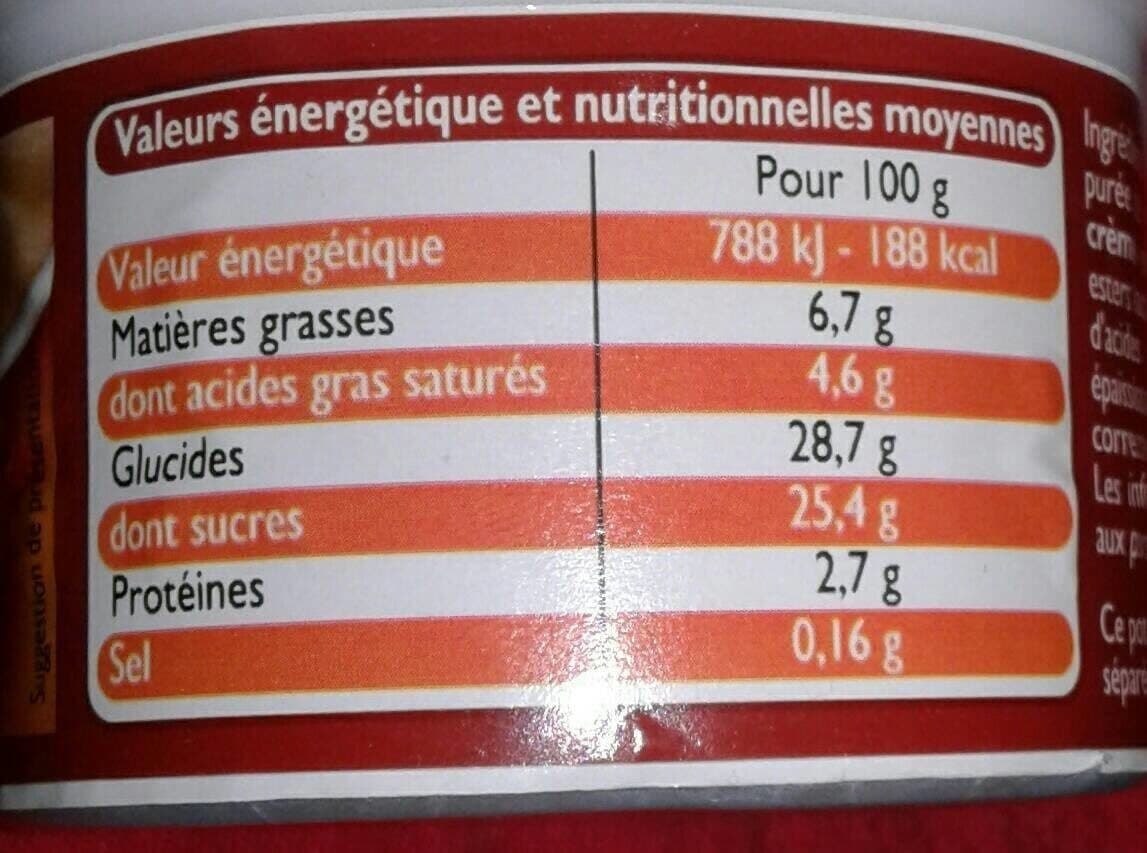 Leader Price Mousse de marrons packshot