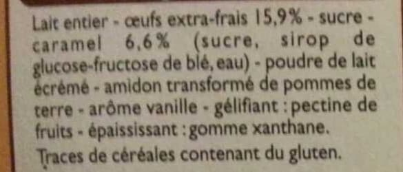 Leader Price Crème caramel aux œufs extra-frais packshot